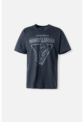 Camiseta De The Mandalorian Regular Fit Para Hombre M Star Wars