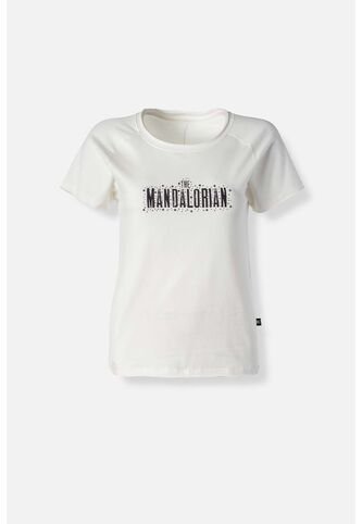 Camiseta De Mandalorian Slim Fit Para Mujer XS Star Wars