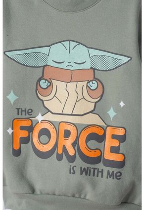 Buzo De Mandalorian Cerrado Verde Para Niño 2T A 6T 3T