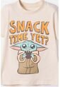 Camiseta De Mandalorian Manga Corta Almendra Para Niño 2T A 6T 3T de Star Wars