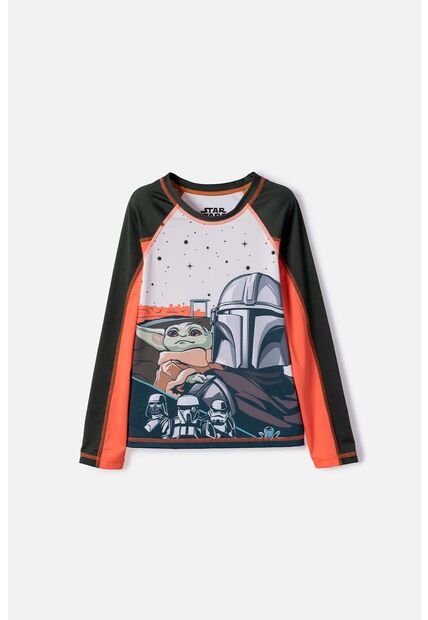 Camiseta De Baño De Mandalorian Multicolor Para Niño 8