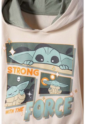 Buzo De Mandalorian Con Capucha Almendra Para Niño 2T A 6T 5T