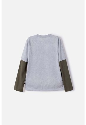 Camiseta De Mandalorian Manga Corta Multicolor Para Niño