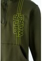 Buzo De Star Wars Cerrado Verde Militar Para Hombre XS de Star Wars
