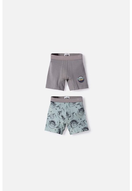 Pack X2 Boxer De Mandalorian Multicolor Para Niño 2T A 6T 3T