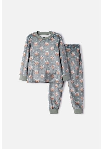 Pijama De Mandalorian Pantalón Largo Multicolor Para Niño 2T A 6T 3T Star Wars