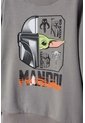 Buzo De Mandalorian Cerrado Gris Para Niño 8 de Star Wars