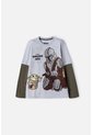 Camiseta De Mandalorian Manga Corta Multicolor Para Niño 10 de Star Wars