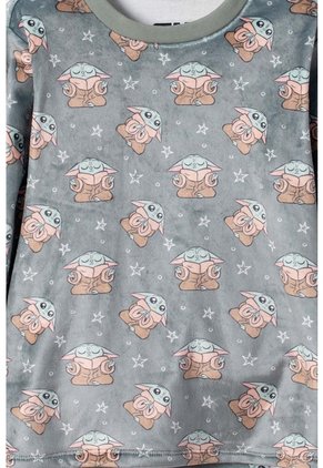 Pijama De Mandalorian Pantalón Largo Multicolor Para Niño 2T A 6T 3T