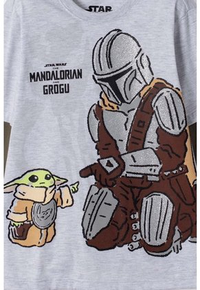 Camiseta De Mandalorian Manga Corta Multicolor Para Niño 10