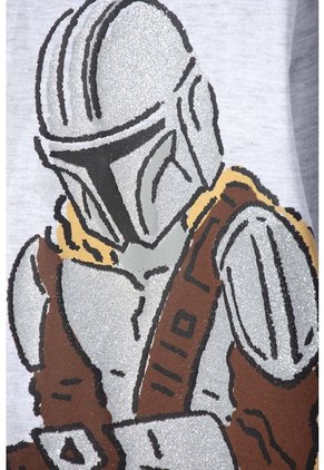 Camiseta De Mandalorian Manga Corta Multicolor Para Niño 10