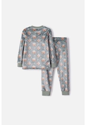 Pijama De Mandalorian Pantalón Largo Multicolor Para Niño 2T A 6T 3T
