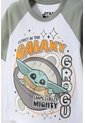 Camiseta De Mandalorian Manga Corta Multicolor Para Niño 2T A 6T 3T de Star Wars