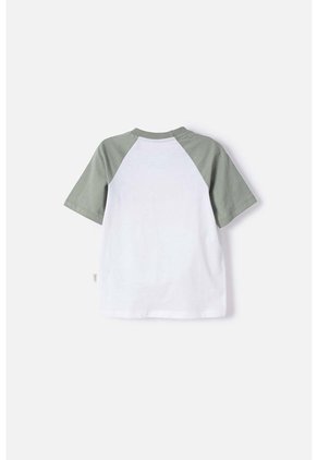 Camiseta De Mandalorian Manga Corta Multicolor Para Niño 2T A 6T 3T