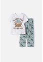 Pijama De Mandalorian Pantalón Largo Multicolor Para Niño 2T A 6T 2T de Star Wars