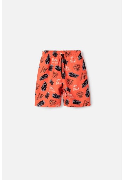Pantaloneta De Baño De Mandalorian Naranjado Para Niño 14