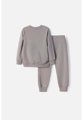 Conjunto De Mandalorian Pantalón Largo Gris Para Niño 2T A 6T 3T