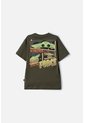 Camiseta De Mandalorian Manga Corta Verde Para Niño 14 de Star Wars