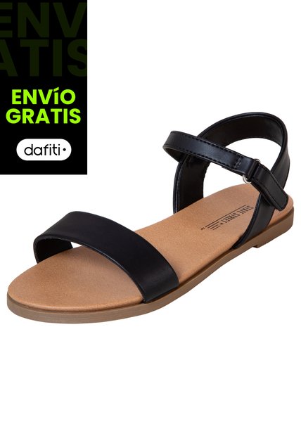 Sandalias Pat Para Niña Negro State Street 201088