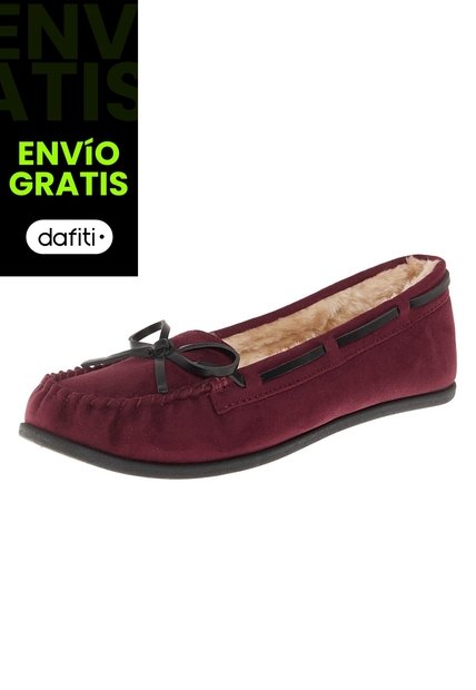 Zapatos Casuales Tipo Mocasín Para Mujer Rojo State Street 210538