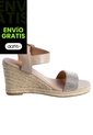 Sandalias Sarabeth Con Taco Tipo Cuña Para Mujer Beige State Street 200881 Payless de State Street