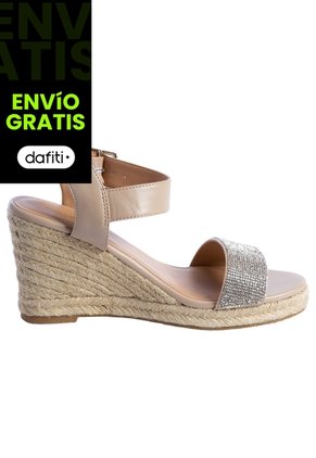 Sandalias Sarabeth Con Taco Tipo Cuña Para Mujer Beige State Street 200881 Payless
