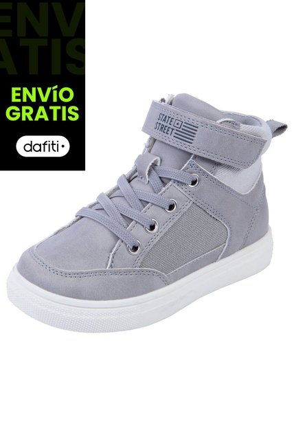 Zapatos Casuales Locus Para Niño Pequeño Gris Oscuro State Street 201064 Payless