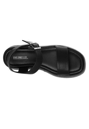 Sandalias Con Taco Tipo Cuña Antwon Para Mujer Negro State Street 210332