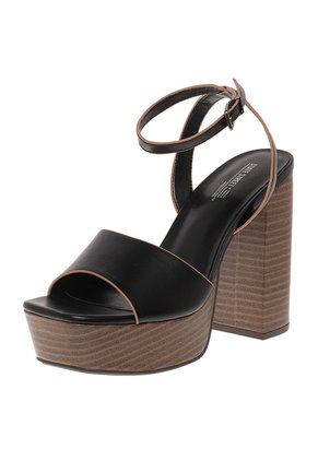 Sandalias Lucky Para Mujer Negro State Street 211600
