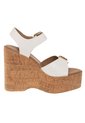 Sandalias Skilly Con Taco Tipo Cuña Para Mujer Blanco State Street 211606 de State Street