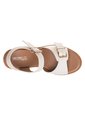 Sandalias Skilly Con Taco Tipo Cuña Para Mujer Blanco State Street 211606 de State Street