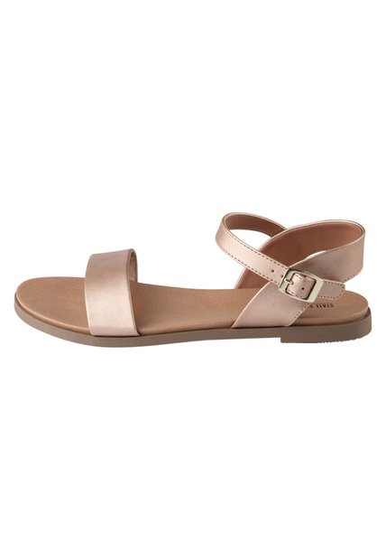Sandalias Planas Para Mujer Rosa Dorado State Street 198544
