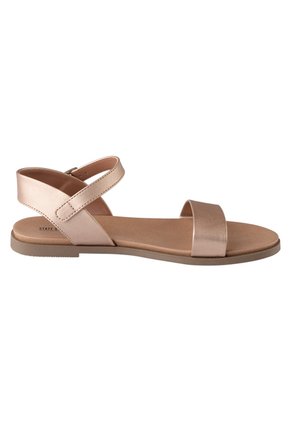 Sandalias Planas Para Mujer Rosa Dorado State Street 198544
