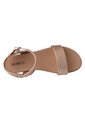 Sandalias Planas Para Mujer Rosa Dorado State Street 198544 de State Street