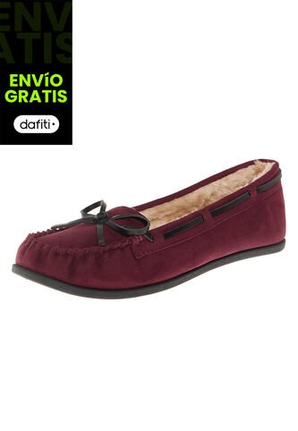 Zapatos Casuales Tipo Mocasín Para Mujer Rojo State Street 210538 State Street