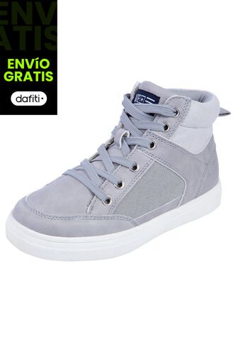 Zapatos Casuales Locus Para Niño Gris Oscuro State Street 201063 Payless State Street