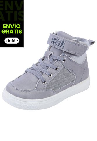Zapatos Casuales Locus Para Niño Pequeño Gris Oscuro State Street 201064 Payless State Street