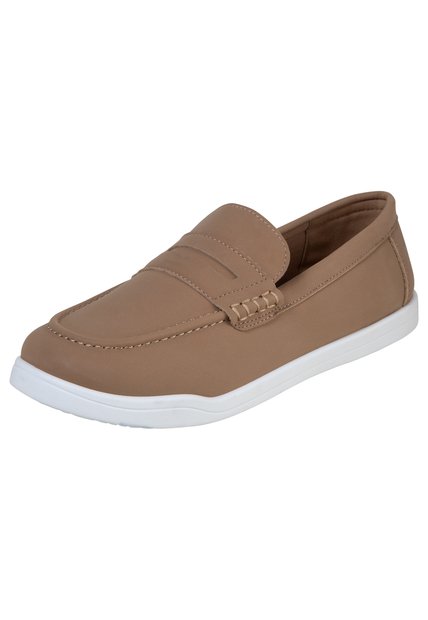Zapatos Casuales Atlanta Tipo Mocasín Para Mujer Bronceado State Street 200492 Payless