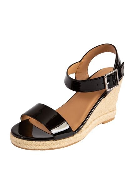 Sandalias Sarabeth Con Taco Tipo Cuña Para Mujer Negro State Street 200882 Payless