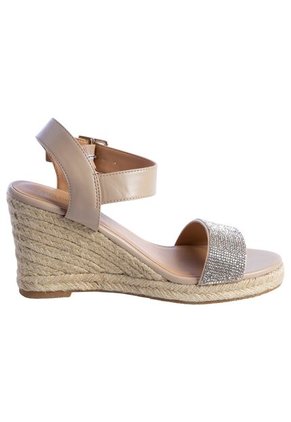Sandalias Sarabeth Con Taco Tipo Cuña Para Mujer Beige State Street 200881 Payless