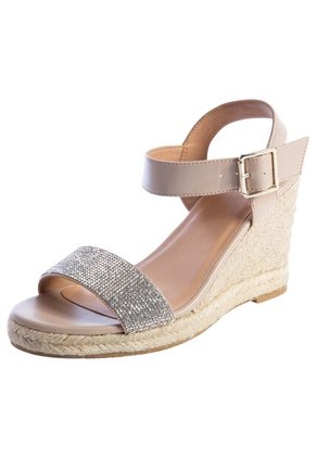 Sandalias Sarabeth Con Taco Tipo Cuña Para Mujer Beige State Street 200881 Payless