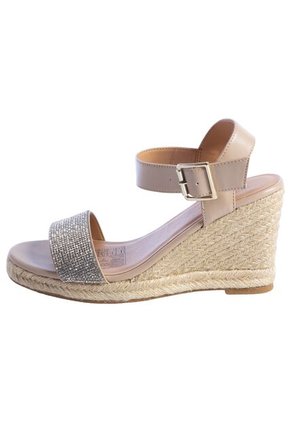 Sandalias Sarabeth Con Taco Tipo Cuña Para Mujer Beige State Street 200881 Payless