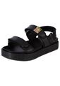 Sandalias Planas Zeal Para Mujer Negro State Street 200874 Payless de State Street