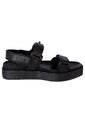 Sandalias Planas Zeal Para Mujer Negro State Street 200874 Payless de State Street