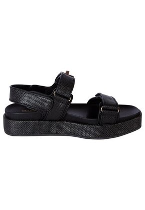 Sandalias Planas Zeal Para Mujer Negro State Street 200874 Payless