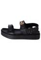 Sandalias Planas Zeal Para Mujer Negro State Street 200874 Payless de State Street