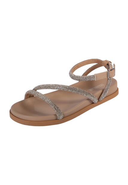 Sandalias Planas Kareen Para Mujer Beige State Street 201125 Payless