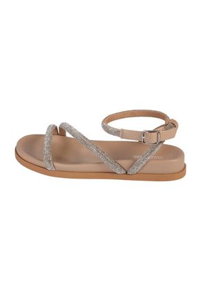Sandalias Planas Kareen Para Mujer Beige State Street 201125 Payless