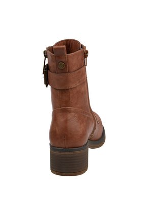 Botines Con Cordones Duke Para Mujer Café Medio State Street 199279