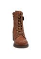 Botines Con Cordones Duke Para Mujer Café Medio State Street 199279 de State Street